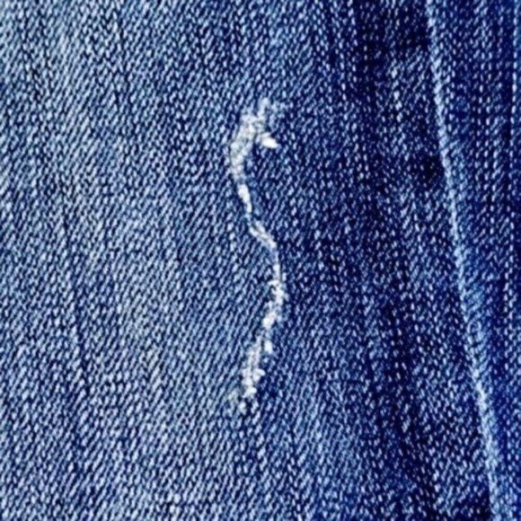 Paige skyline ankle peg distressed blue jeans size 23 - Picture 7 of 8